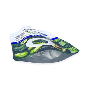 定制印刷私有品牌标志环保食品级防光防臭果汁和能量凝胶包装袋 - Product Image 4