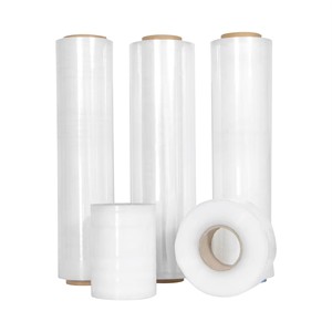 FACTORY PRICE Good Quality Low MOQ Customized Size PE Material Transparent Food Grade Strength <b>Stretch</b> <b>Wrap</b> Film for Kitchen - Product Image 1