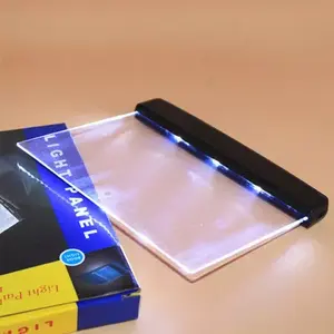 Lampe de lecture LED plate alimentée par batterie avec veilleuse de lecture réglable pour enfants, lecture au lit la nuit