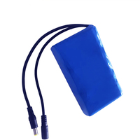 Baterai Li-polymer Lithium Ion Polymer 12.6V 10Ah 18650 LiFePO4 Isi Ulang 1C Discharge