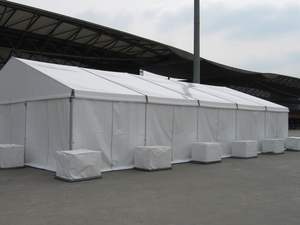 Lona de PVC para tienda imprimible, soldable, 1100dtex, 9X9, vinilo opaco, Lona Bache, 650gsm - Product Image 4