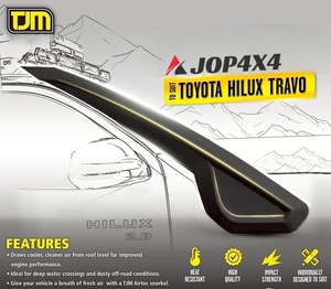 ชุดสน็อกเกิล MARVELAND ป้องกันรังสียูวี สำหรับรถออฟโรด 4x4 รุ่น TJM สำหรับ Hilux Travo ปี 2026+ ชุดท่ออากาศเข้าออฟโรด ทนทาน นำเข้าจากโรงงานโดยตรง - Product Image 5