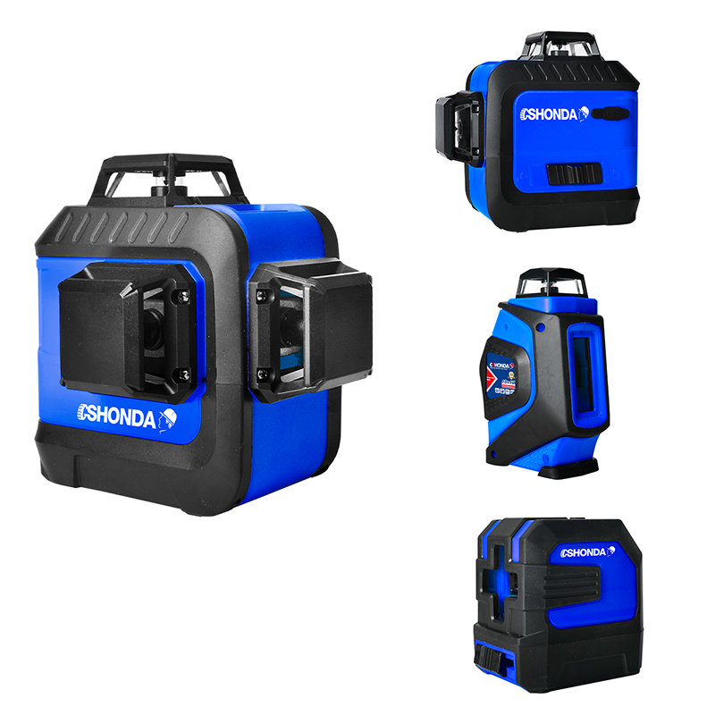 2019 XEAST XE-68R Pro 3D Laser Levels 12 Lines Cross Level With Tilt Function Red Laser