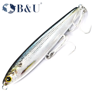 Señuelo de Pesca B&U JT25 de 95 mm y 28,8 g, Hundimiento, Impreso en 3D, Plástico Duro, Tipo Lápiz, para Agua Salada, Agua Dulce, Lago, Embalse, Lubina, Lucioperca - Product Image 4