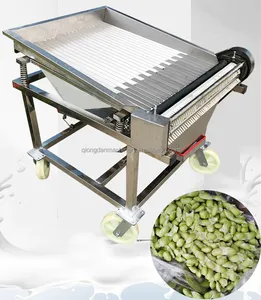 Piselli soia verde viner Cajanus cajan sgusciatrice macchina elettrica per sbucciare piselli sgusciatrice per piselli macchina per rimuovere il guscio di soia