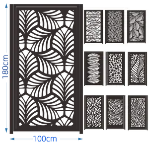 Decoratieve Tuin Privacy Hekwerk Lasergesneden Metalen Hekwerk Cortenstalen Scherm