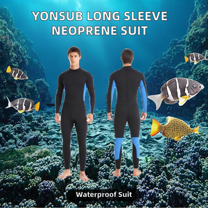ชุดดำน้ำนีโอพรีนแขนยาวกันน้ำ 3 มม. ยี่ห้อ Yonsub พร้อมฮู้ดและซิปด้านหน้า - Product Image 2