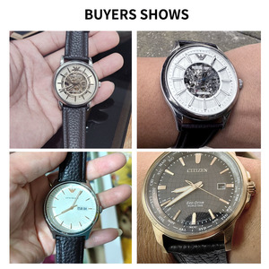 สายนาฬิกาหนังอาร์มานี่สำหรับผู้ชาย รุ่น <span class=keywords><strong>AR11105</strong></span> 1979 2501 11012 2448 สายรัดข้อมือแบบหัวเข็มขัด - Product Image 2