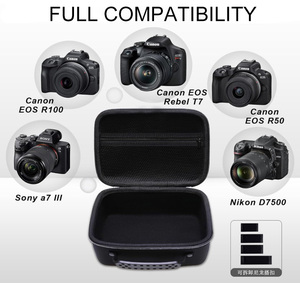 EOS <span class=keywords><strong>Rebel</strong></span> <span class=keywords><strong>T7</strong></span>/R100/R50 Sony用カスタムEVA防水カメラケース DSLR＆レンズ収納用 - Product Image 2