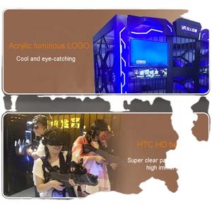 Mini Arcade simulato al coperto 4 giocatori di realtà virtuale gioco di combattimento scatola gabbia di ferro Vr Real Gun simulatore di tiro da cecchino - Product Image 5