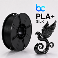 Filament PLA Soie Bicolore 1,75 mm 1 kg pour Imprimante 3D, Consommables FDM Brillants Dégradés, Sans Déformation 190-220°C