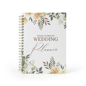 Planificador de boda con impresión personalizada, organizador de novia sin fecha, diario de planificación, espiral, regalo de tapa dura, libro de invitados, lista de planificadores de registro - Product Image 1