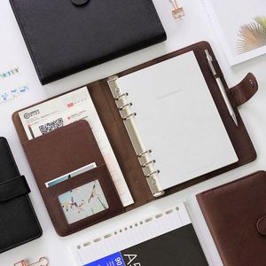 New Original Wholesale A5 Hardcover PU Leather Business Organizer/<b>Planner</b> Notebook Custom Logo 100 Sheets Gift Stationery Office - Product Image 1
