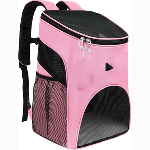 Miễn Phí Mẫu Mèo Tàu Sân Bay W/Thẻ ID, 18x11x11 TSA Hãng Hàng Không Đã Được Phê Duyệt Mèo Tàu Sân Bay Cho 2 Mèo Dưới Chỗ Ngồi, Mềm Mại Mặt Đóng Mở - Product Image 1