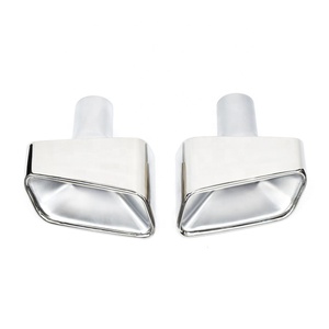 Silenciador de escape <span class=keywords><strong>cromado</strong></span> para mercedes-benz W221 S350 Clase S, color blanco y plateado - Product Image 4