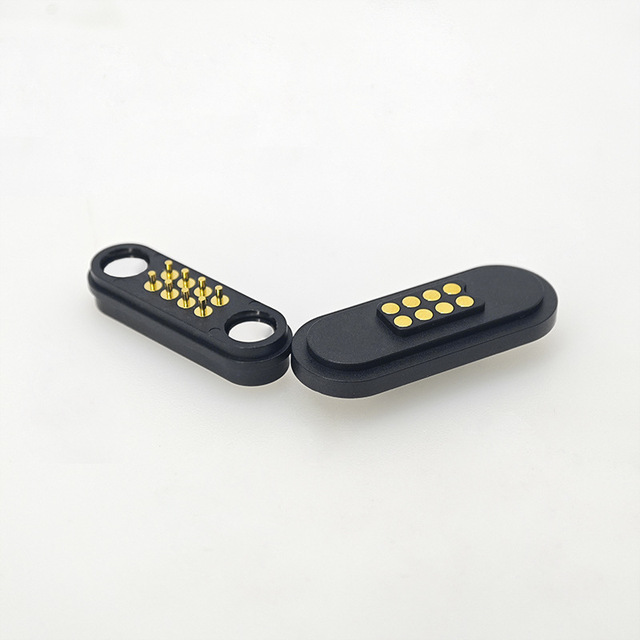 8 Pin Magnetic Charging Connector Brass Plastic Pogo Pin Anti Misplug Male Female Dock for Fitness Tracker Smart Watch Bracelet