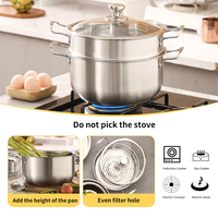 Ensemble d'Ustensiles de Cuisson en Acier Inoxydable de Fabrique, Marmites à Soupe, Batterie de Cuisine, et Casseroles à Lait