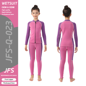 Wholesale/Sample Order Custom Children's 3.5mm Fleece-Lined CR Neoprene Waterproof Spearfishing <b>Wetsuit</b> Super Tight Fit All Q-02 - Product Image 1