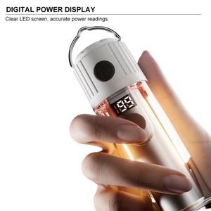 Wosen USB Có Thể Sạc Lại Nhôm ABS Trắng <span class=keywords><strong>LED</strong></span> <span class=keywords><strong>Torch</strong></span> Đèn Kính Thiên Văn Zoom Kỹ Thuật Số Hiển Thị Điện Đèn Pin Chiến Thuật Không Thấm Nước - Product Image 6