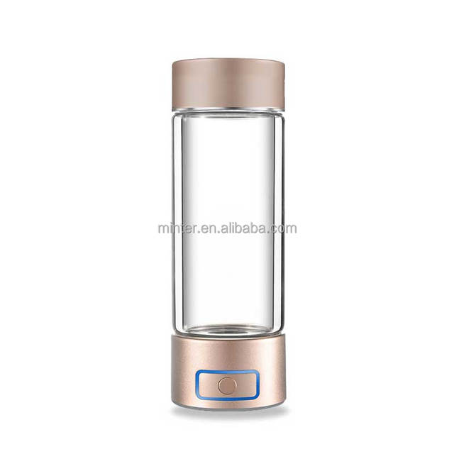 High Concentration 6000PPb Hydrogen Oxygen Water Bottle Electrolysis Water Cup Plastic Rich Weak Alkaline Hydrogen