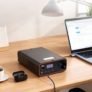 เครื่องกำเนิดไฟฟ้าพลังงานแสงอาทิตย์สำหรับใช้งานกลางแจ้ง 350W คลื่นไซน์บริสุทธิ์ MPPT แบตเตอรี่ลิเธียมไอออน แผงโซลาร์เซลล์ ช่องเสียบที่จุดบุหรี่ สำหรับใช้ในครัวเรือนในสหราชอาณาจักร พร้อมอินเวอร์เตอร์ UPS - Product Image 4