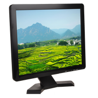 Monitor CCTV LED 15 Inci Resolusi 1024*768 Monitor LCD TFT 15 Inci BNC