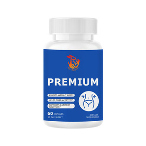 Suplemento Dietético Premium de Venta Directa de Fábrica con Kentones de Frambuesa y Mucuna, Ayuda a Reducir el Hambre y las Ganas de Comer, Cápsulas Herbales - Product Image 1