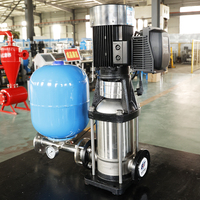 Pompe centrifuge verticale à fréquence variable à commande automatique intelligente pour la pressurisation de l'eau des villas et des immeubles de grande hauteur