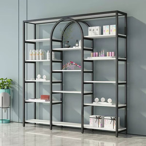 Meilleure Vente Présentoir Lumineux Multi-Niveaux pour Salon de Beauté, Vitrine pour Produits de Soin, Étagère de Rangement Cosmétique - Product Image 1