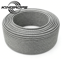 Câble de levage en acier DIN3066 6x37 IWRC, corde de levage robuste, emballage sur bobine