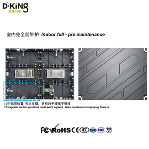 Indoor LED <b>display</b> screen P1.86 GOB Video <b>wall</b> High brightness 7680Hz Refresh 640*480mm die-cast aluminum LED panel - Product Image 1