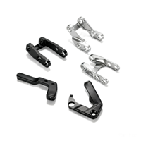 Support d'adaptation d'étrier de frein de moto en aluminium usiné CNC Ebriway pour kit de conversion de frein à disque de VTT