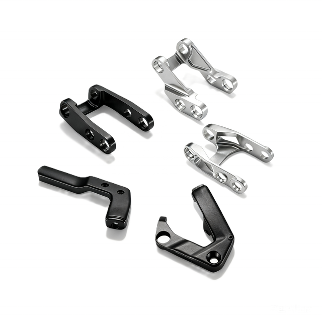 Ebriway Aluminum CNC Machined Motorcycle Brake Caliper Adapter Bracket for Mountain Bike Disc Brake Conversion Kit