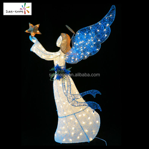 Vente de décorations de Noël d'extérieur, lumières de Noël d'extérieur, LED imperméables, anges lumineux - Product Image 6