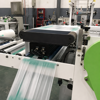 Machine à fabriquer des sacs en polyéthylène (PE) biodégradable à 100 %, série SF-D, à rouleaux continus, avec deux servomoteurs