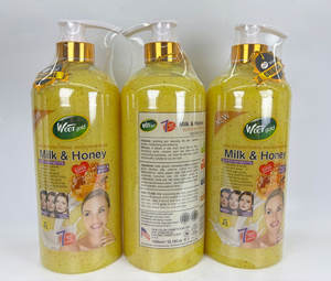 <span class=keywords><strong>Gel</strong></span> <span class=keywords><strong>Douche</strong></span> Corps Biologique 7 Jours Vitamine C Curcuma Fruits 1000ml Éclaircissant Hydratant Exfoliant Gommage Moussant Acide Kojique - Product Image 5