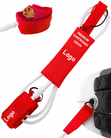 Laisse de surf haute performance en néoprène de 5 mm avec double pivot flexible en acier inoxydable, cordon de jambe unisexe pour planche de SUP