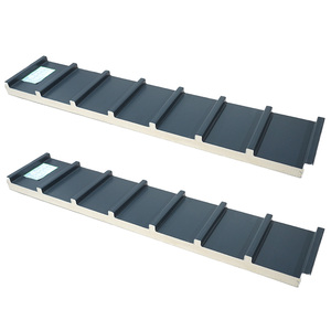 プレハブ住宅PIR屋根パネルPu断熱ポリウレタンサンドイッチ外部屋根パネル - Product Image 5