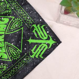 <b>Bandana</b> Colourful with Diamonds Custom square Fabric Bandanna Printed Classic Custom <b>Bandana</b> logo Cotton <b>Bandana</b> Custom <b>Design</b> - Product Image 4