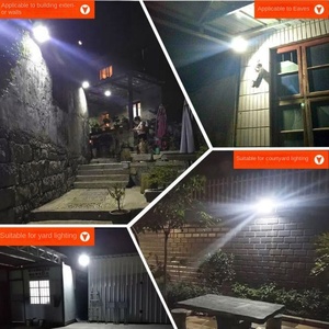 Shinyland ไฟฟลัดไลท์พลังงานแสงอาทิตย์ IP65อุตสาหกรรมกันน้ำกลางแจ้ง LED สวนฟลัดไลท์พลังงานแสงอาทิตย์