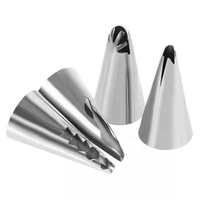 Wanlihao – Lot de 7 douilles à pâtisserie en acier inoxydable sans soudure pour bordures de gâteaux et jupes décoratives