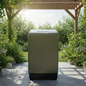 Lave-<span class=keywords><strong>linge</strong></span> automatique à chargement par le haut 12-20 kg avec fonction d'essorage pour 4-7 personnes, pour hommes et femmes, avec tuyau de raccordement à l'eau inclus - Product Image 1