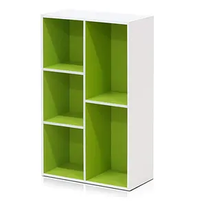 Diseño Simple de la pared estantería MDF moderno estantes fácil de montar y de estantería de madera para la Biblioteca