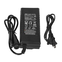 Adaptateur secteur ULIP 18V-42V 2A pour chargeur de batterie de scooter électrique avec tête LP16-3P, prise US