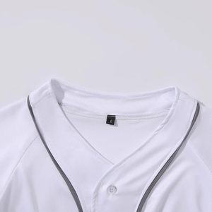 Babyhealthy Kids Baseball Jersey <b>Button</b> Down Breathable Sport Shirt Unisex Boys Girls - Product Image 5