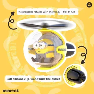 Ambientador de <span class=keywords><strong>Coche</strong></span> de Lujo con Diseño de Dibujos Animados, Clip de Ventilación de Fragancia de Plástico Sólido, Gel Ambientador con Diseño de Minions, Hello Kitty y Teddy - Product Image 4