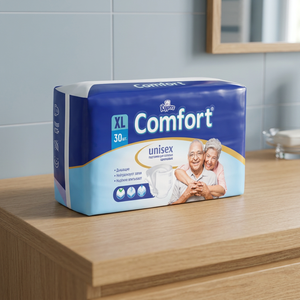 Kippers Comfort Adult Diapers XL 30 Pcs High Absorbency Disposable Incontinence Care Medical Grade Class II Soft Breathable - Product Image 2