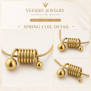 Collier moderne en acier inoxydable pour femmes - Product Image 3
