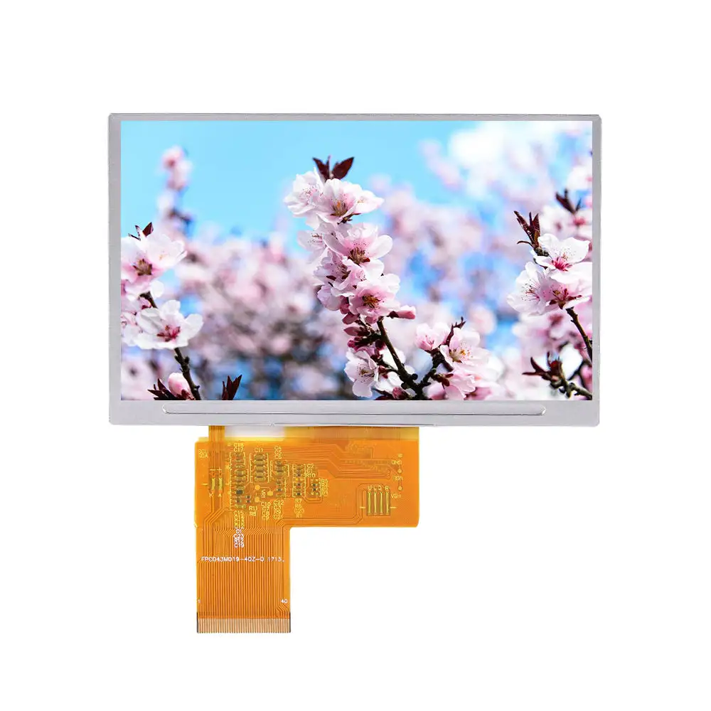 Lcd kustom 3.5 4.3 5 5.5 7 10.1 inci tft TN layar lcd panel modul dengan atau tanpa layar sentuh