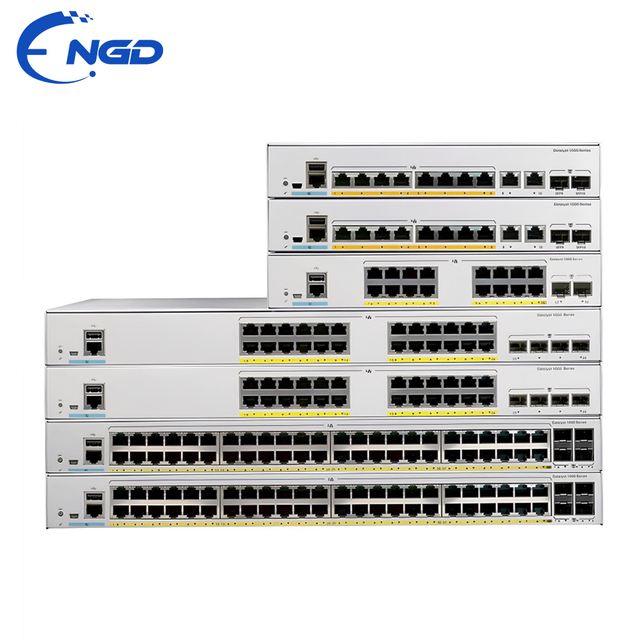 Brand New C1300-8T-E-2G Enterprise 8 Port Gigabit Ethernet Switch 2 Uplink Managed Network Equipment for Office Networks
